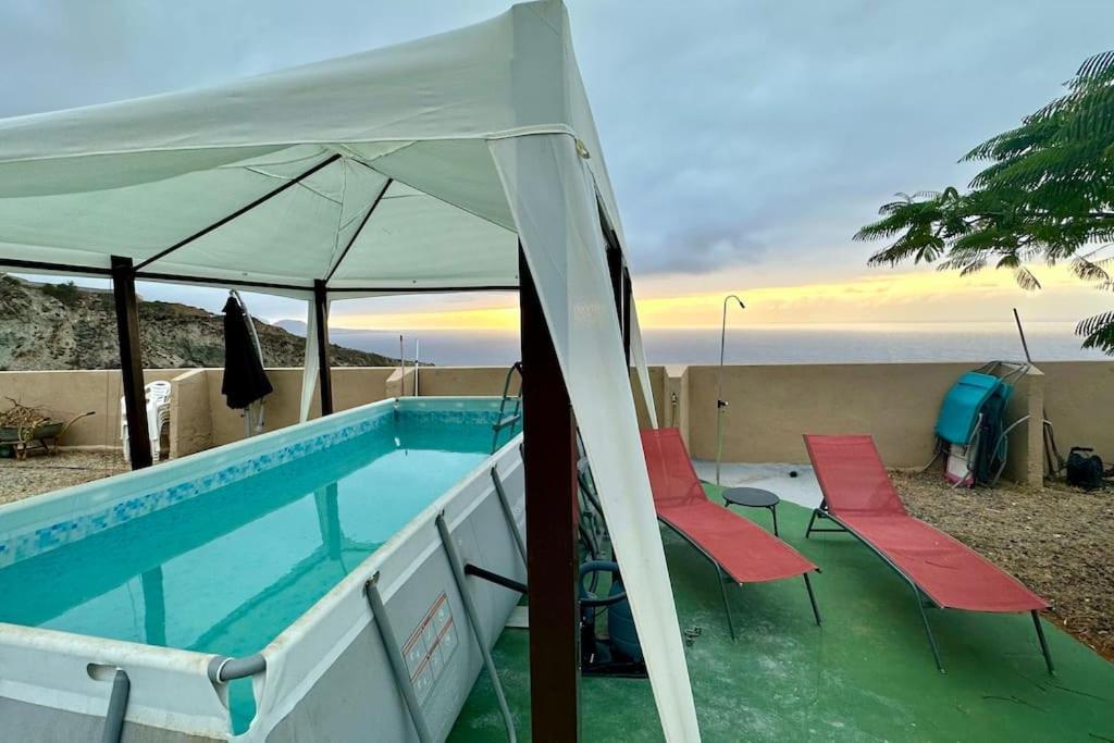 Villa Peaceful Oasis With Magical Sea Views And A Pool à Santa-Cruz de Ténérife Extérieur photo